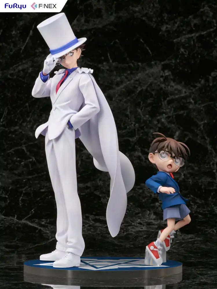 Case Closed F:NEX PVC Statue 1/7 Conan Edogawa & Kid the Phantom Thief 29 cm product photo