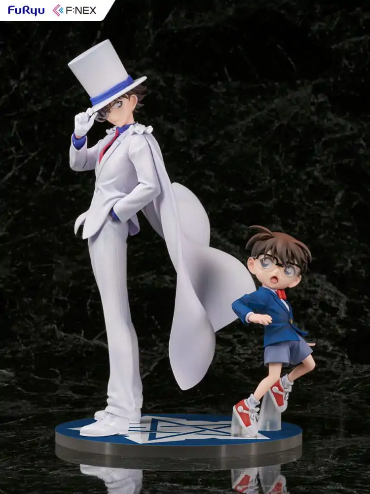 Case Closed F:NEX PVC Statue 1/7 Conan Edogawa & Kid the Phantom Thief 29 cm product photo