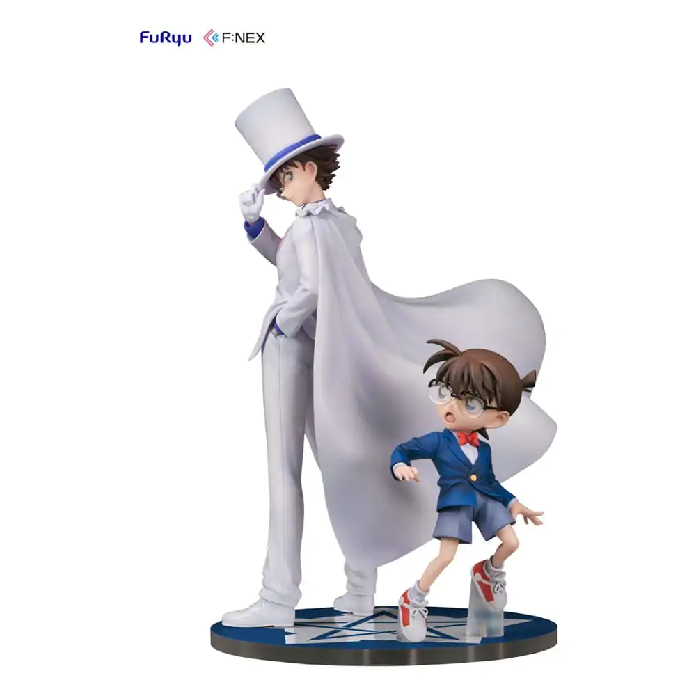 Case Closed F:NEX PVC Statue 1/7 Conan Edogawa & Kid the Phantom Thief 29 cm product photo