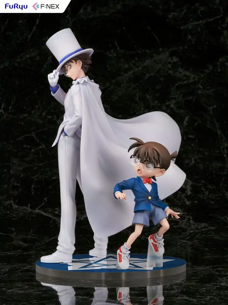 Case Closed F:NEX PVC Statue 1/7 Conan Edogawa & Kid the Phantom Thief 29 cm product photo