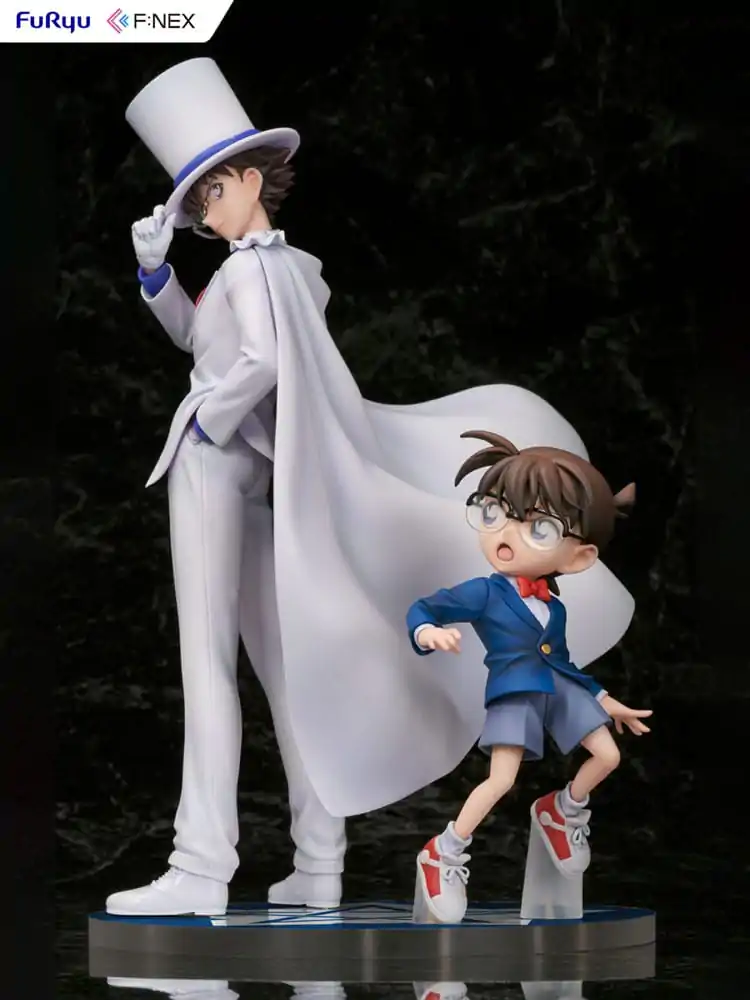 Case Closed F:NEX PVC Statue 1/7 Conan Edogawa & Kid the Phantom Thief 29 cm product photo