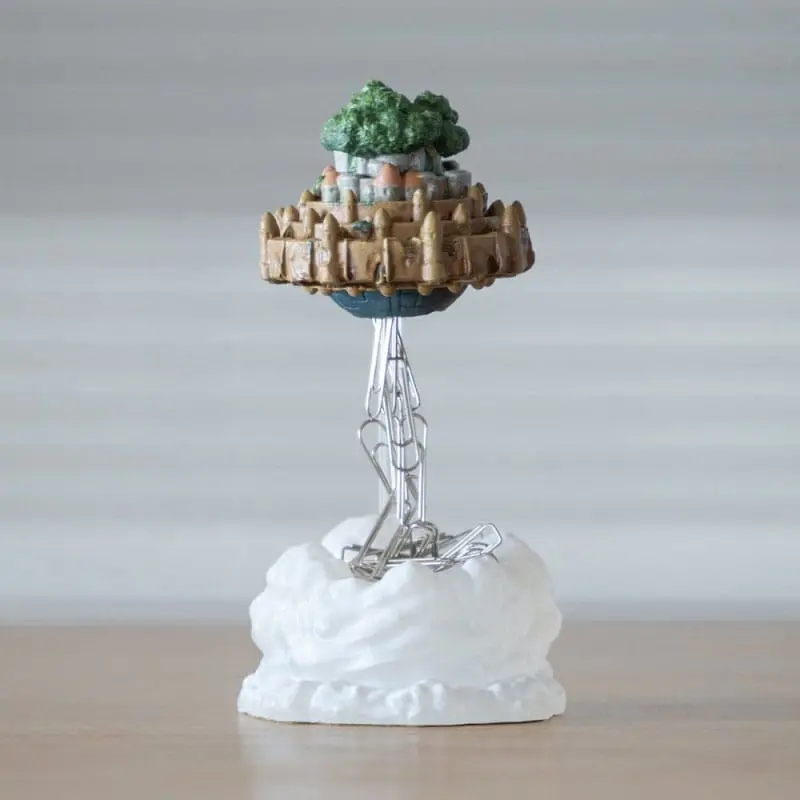 Castle in the Sky Statue Magnet Flying Castle 13 cm product photo