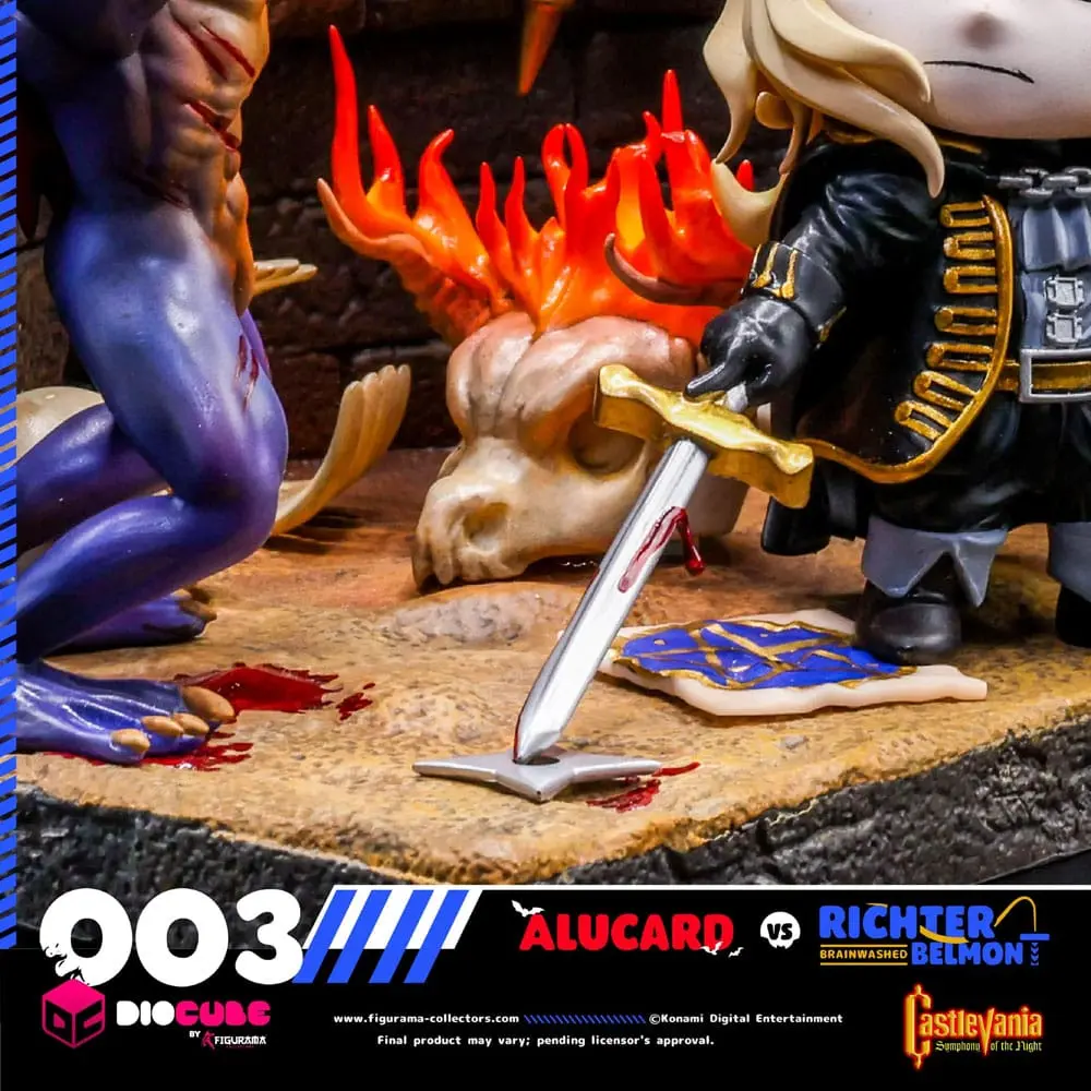 Castlevania DioCube PVC Diorama Alucard Vs Richter Belmont 15 cm termékfotó