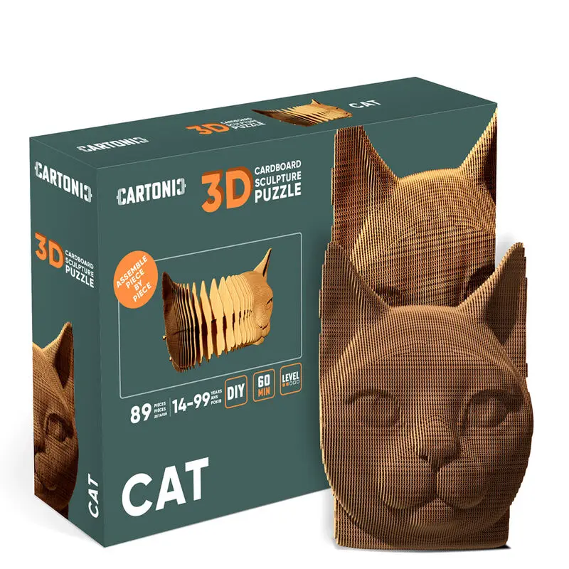 Cat cartonic 3D puzzle 89pcs product photo