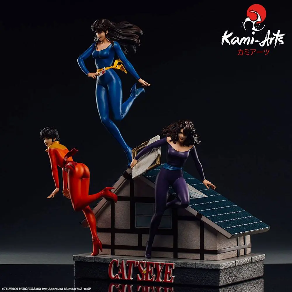 Cat's Eye Statue 1/6 Rui, Ai &amp; Hitomi Kisugi 53 cm product photo