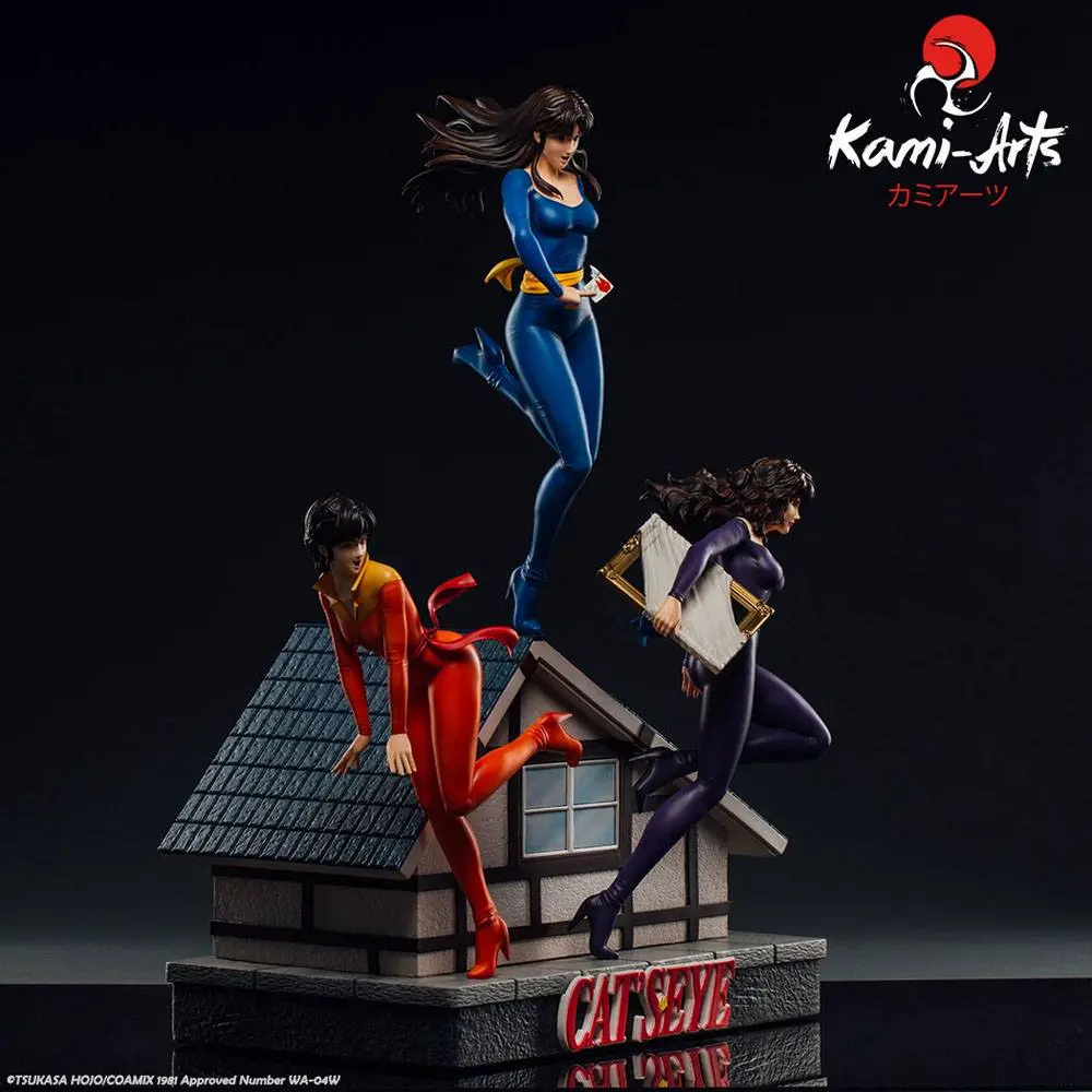 Cat's Eye Statue 1/6 Rui, Ai &amp; Hitomi Kisugi 53 cm product photo