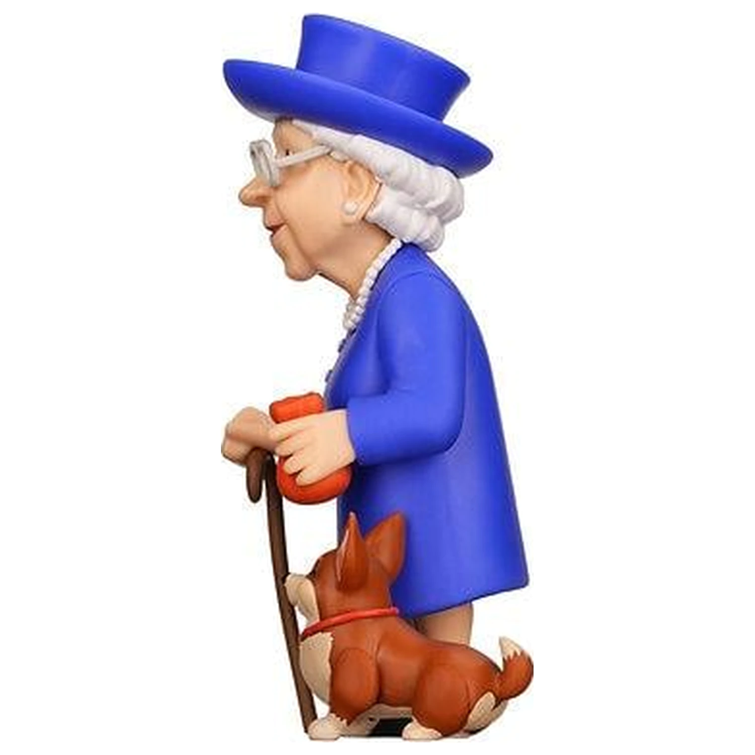 Celebrity Queen Elizabeth II with her Corgi Figure Minix 12cm product photo
