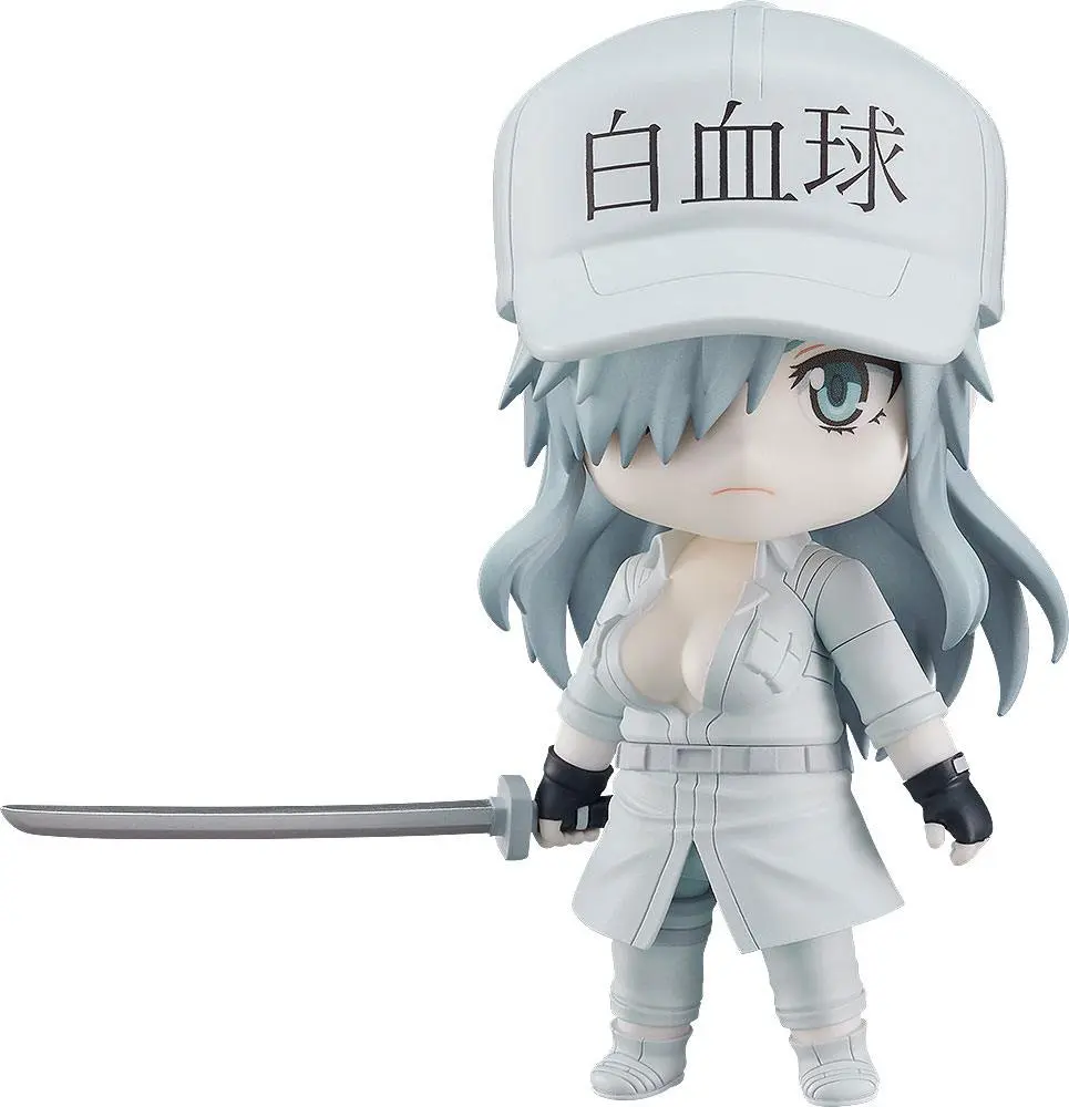Cells at Work! Code Black Nendoroid Action Figure White Blood Cell Neutrophil 1196 10 cm product photo