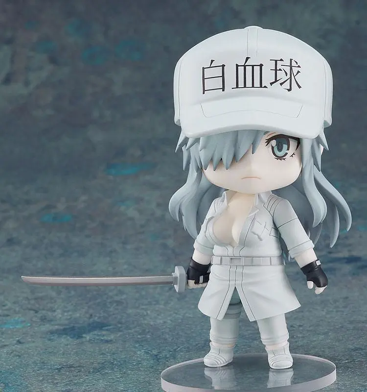 Cells at Work! Code Black Nendoroid Action Figure White Blood Cell Neutrophil 1196 10 cm product photo