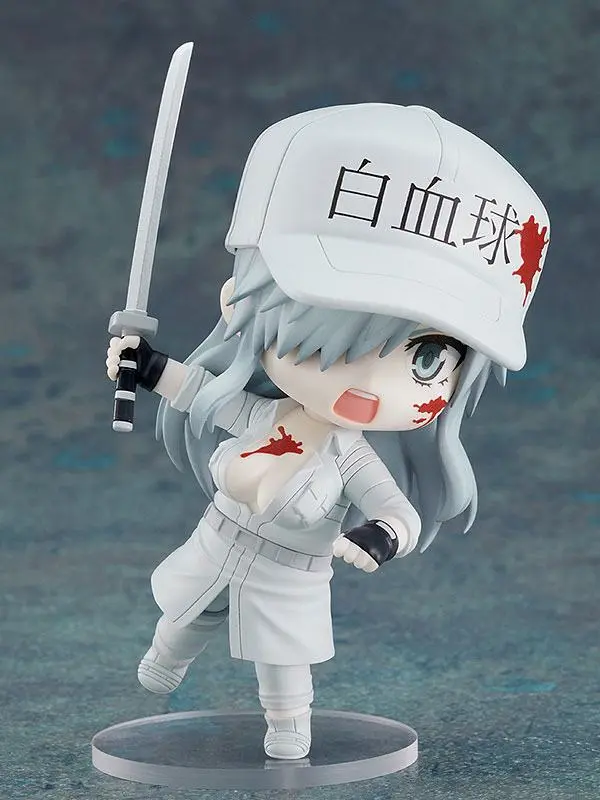 Cells at Work! Code Black Nendoroid Action Figure White Blood Cell Neutrophil 1196 10 cm product photo
