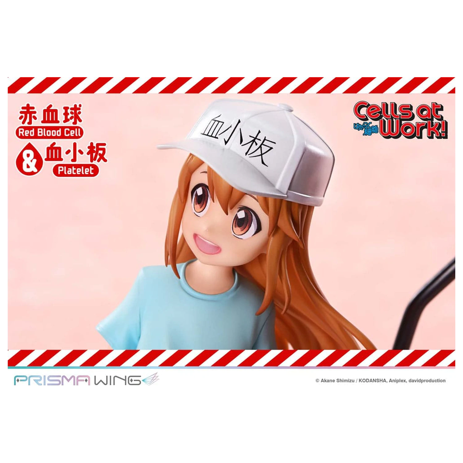 Cells at Work Prisma Wing PVC Statue Red Blood Cell & Platelet  26 cm   product photo