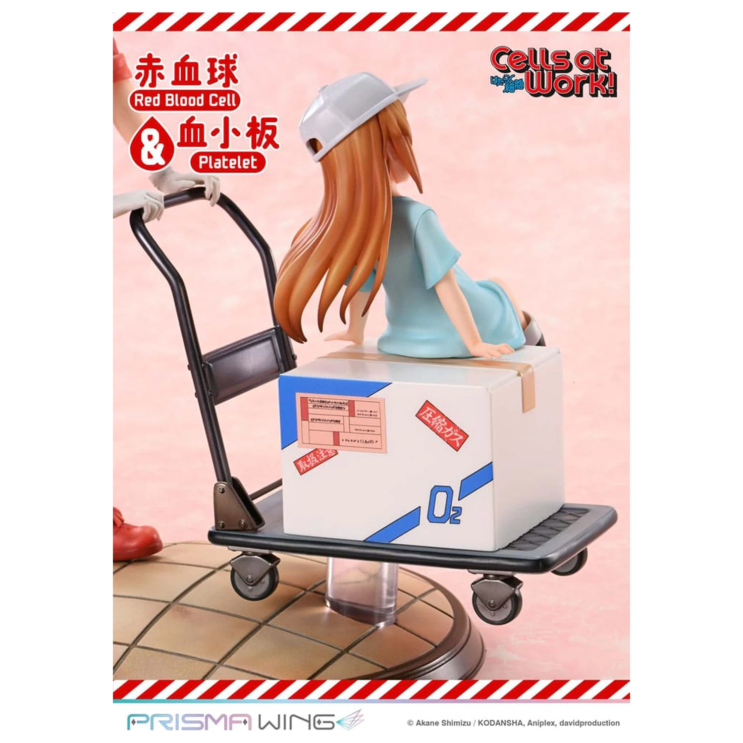 Cells at Work Prisma Wing PVC Statue Red Blood Cell & Platelet  26 cm   product photo