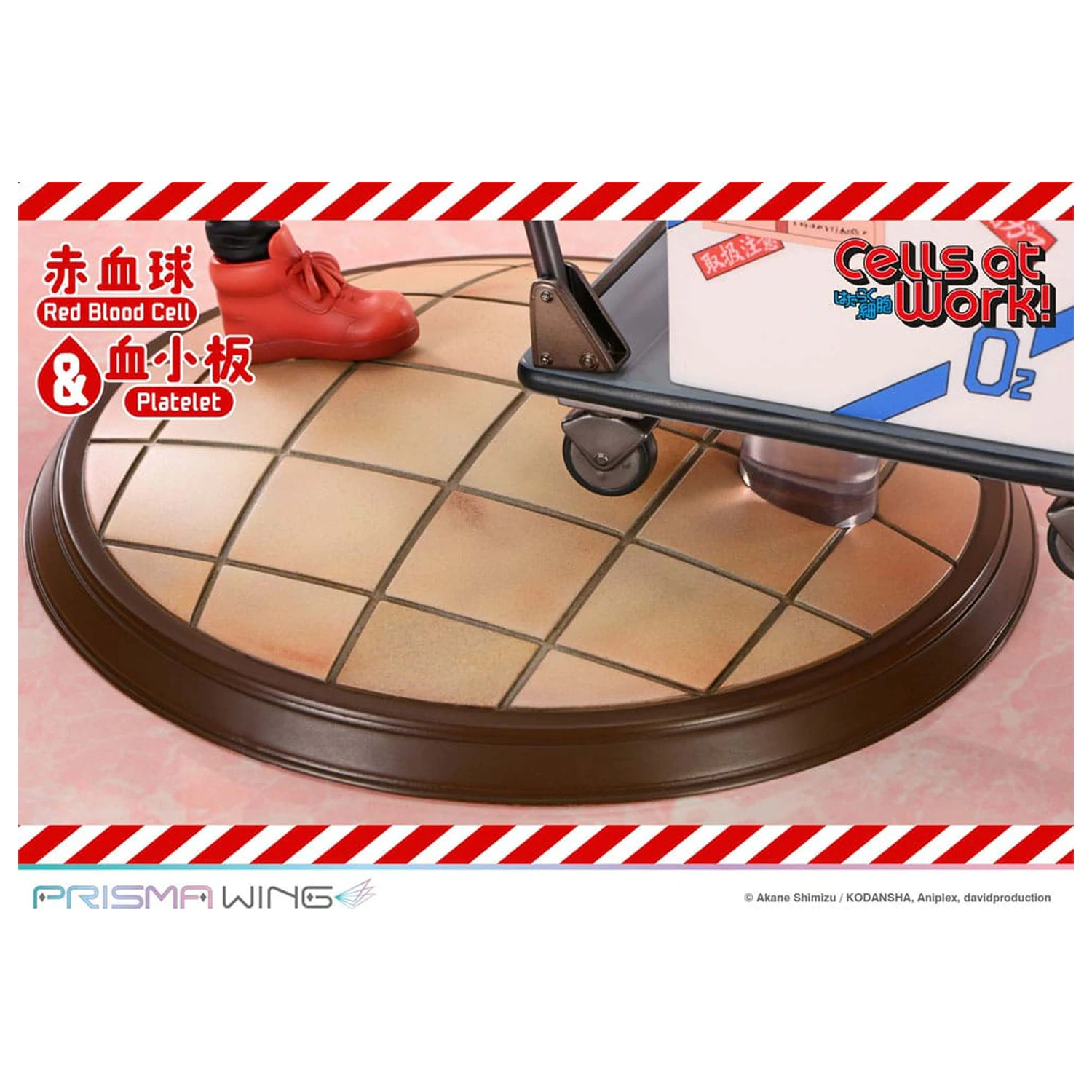 Cells at Work Prisma Wing PVC Statue Red Blood Cell & Platelet  26 cm   product photo