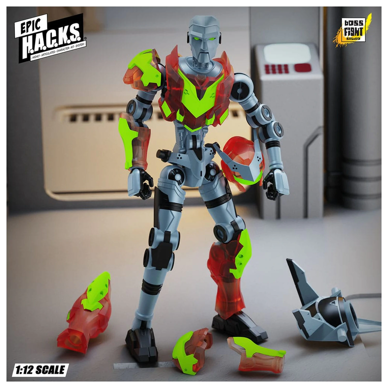 CGT Corp Epic H.A.C.K.S. Action Figure 1/12 Wave 1 CGT Combat Drone: Agile Battle Robot 18 cm  product photo