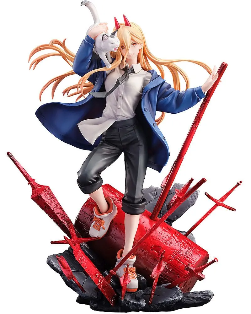 Chainsaw Man Statue 1/7 Power & Meowy 28 cm termékfotó