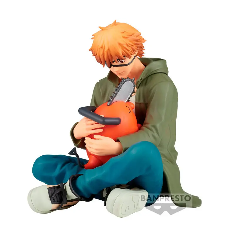Chainsaw Man Break Time Denji &amp; Pochita figure 9cm product photo