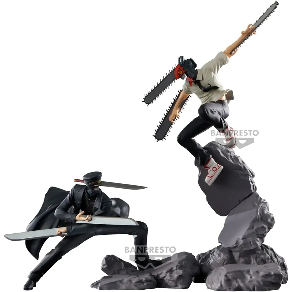 Chainsaw Man Combination Battle Katana Man Samurai Sword figure 18cm termékfotó