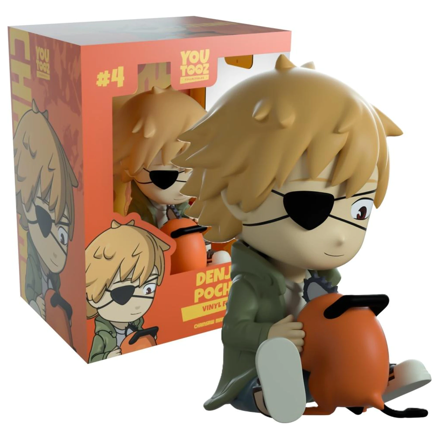 Chainsaw Man Denji & Pochita Figure Youtooz 10cm product photo