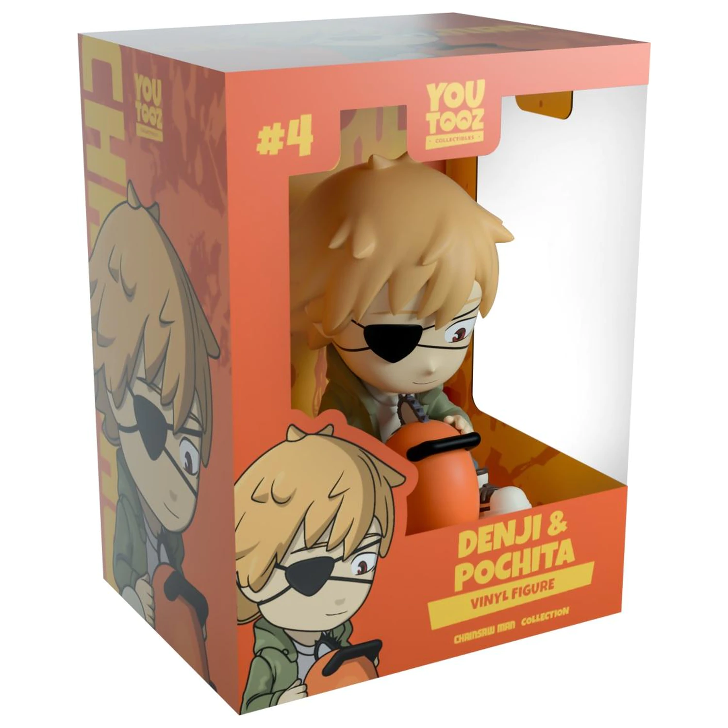 Chainsaw Man Denji & Pochita Figure Youtooz 10cm product photo