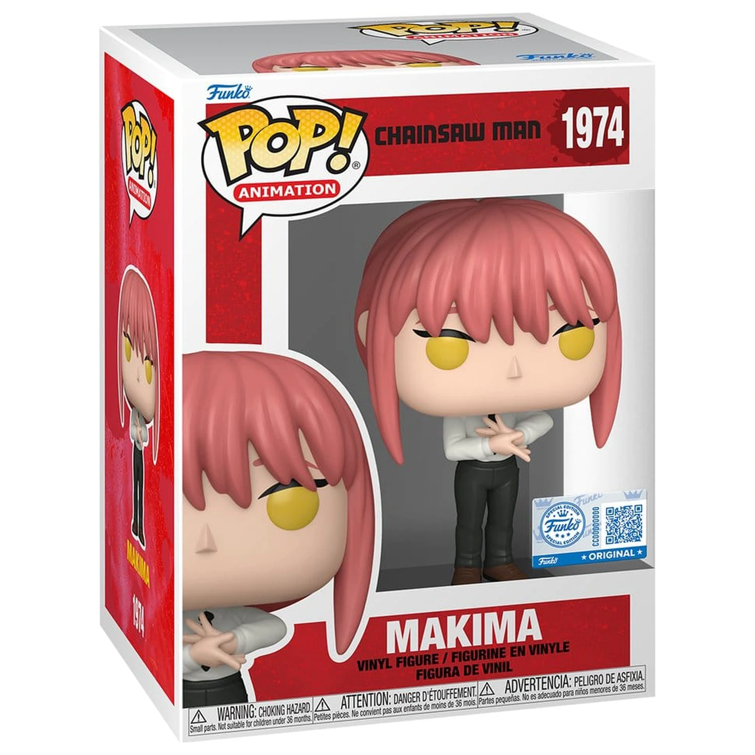 Chainsaw Man Funko POP! Animation Vinyl Figure Makima Exclusive Edition 9 cm product photo