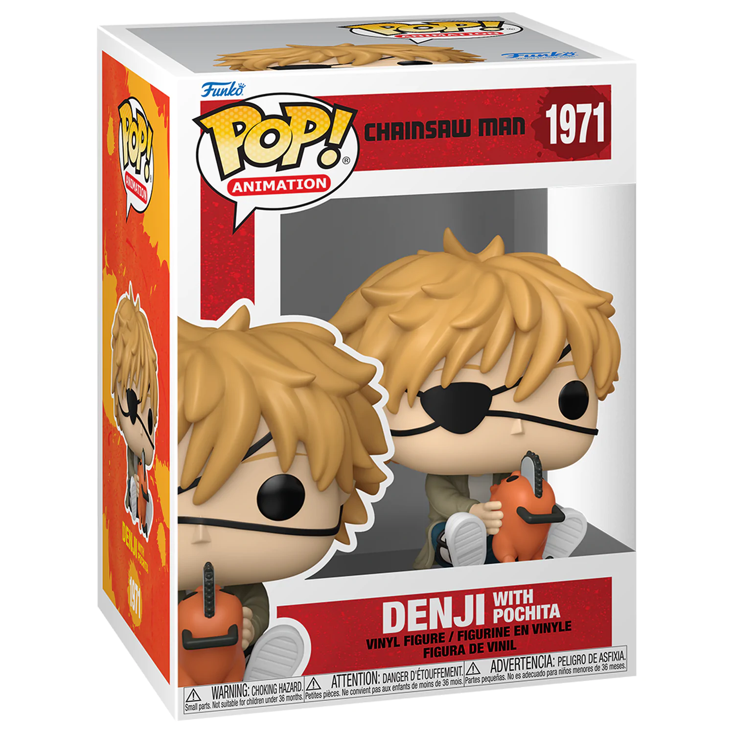 Chainsaw Man Funko POP! Games Vinyl Figure Denji & Pochita 9 cm product photo