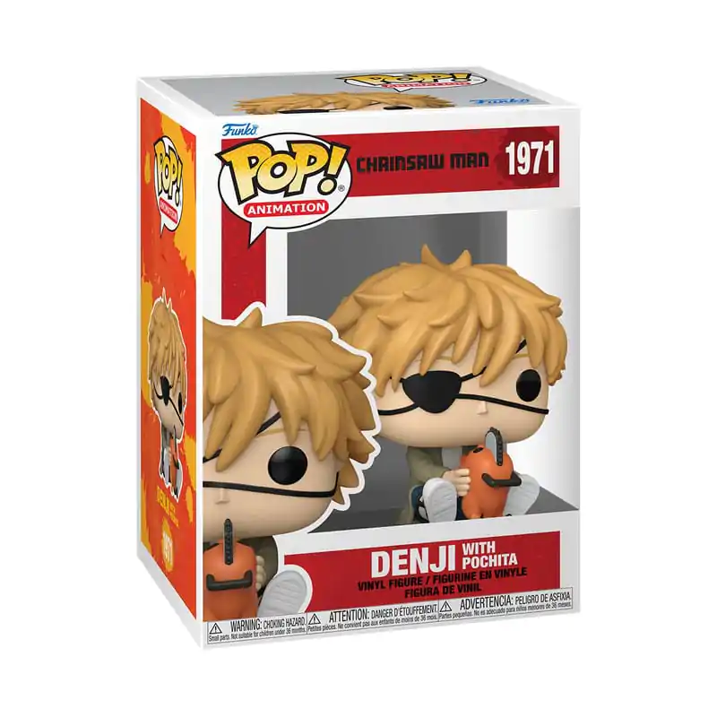 Chainsaw Man Funko POP! Games Vinyl Figure Denji &amp; Pochita 9 cm product photo