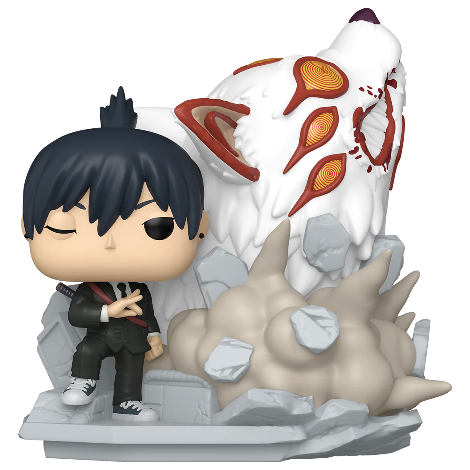 Chainsaw Man Funko POP Moments Vinyl Figure Aki (Fox Devil) 9 cm product photo