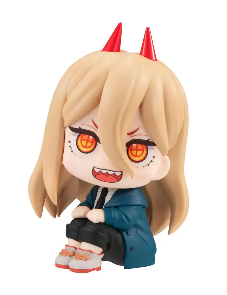 Chainsaw Man Look Up PVC Statues Denji &amp; Power Limited Ver. 11 cm product photo