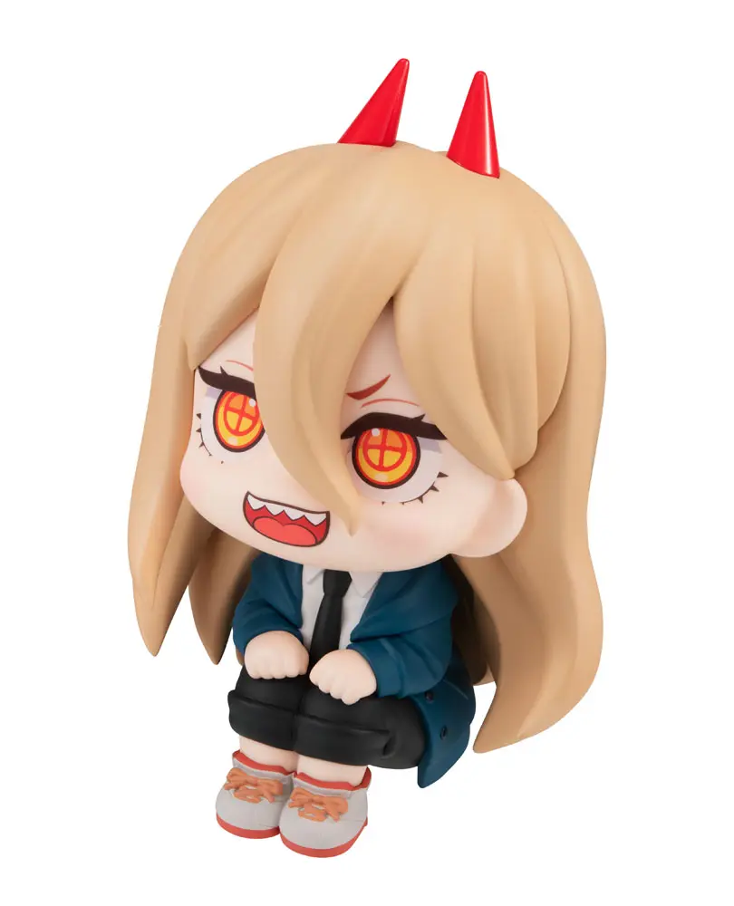 Chainsaw Man Look Up PVC Statues Denji &amp; Power Limited Ver. 11 cm product photo