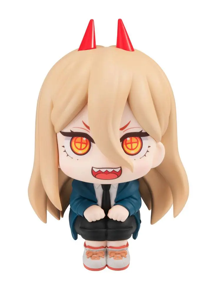 Chainsaw Man Look Up PVC Statues Denji &amp; Power Limited Ver. 11 cm product photo