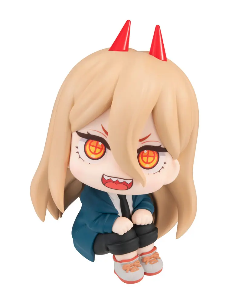 Chainsaw Man Look Up PVC Statues Denji &amp; Power Limited Ver. 11 cm product photo