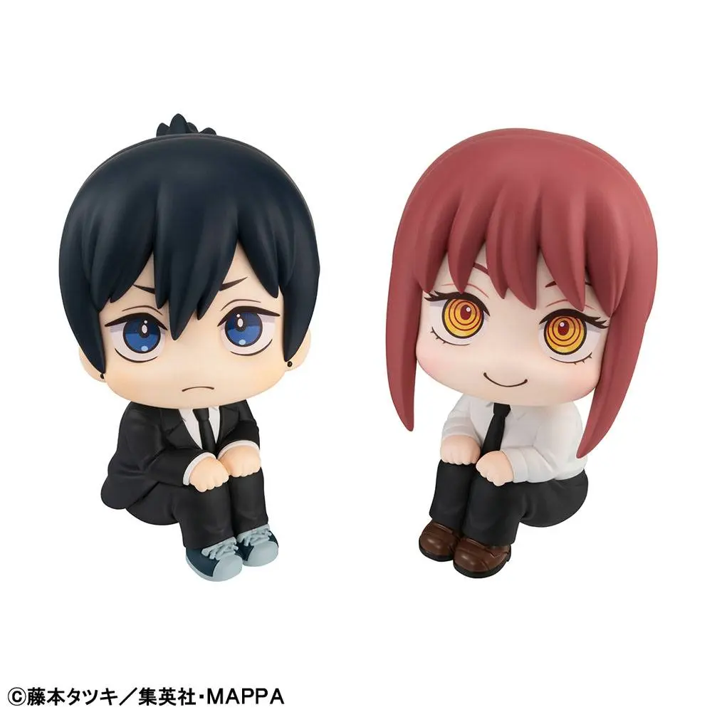 Chainsaw Man Look Up PVC Statues Aki Hayakawa &amp; Makima Limited Ver. 11 cm product photo