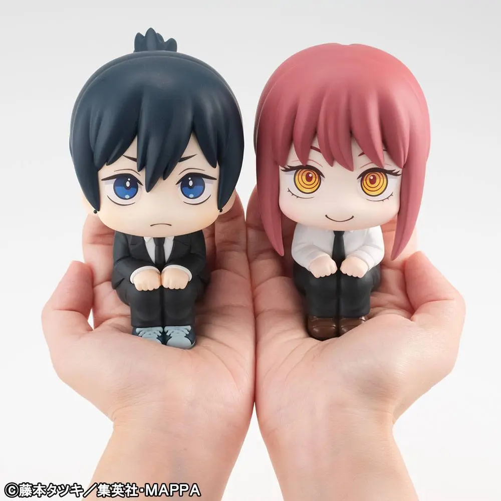 Chainsaw Man Look Up PVC Statues Aki Hayakawa &amp; Makima Limited Ver. 11 cm product photo