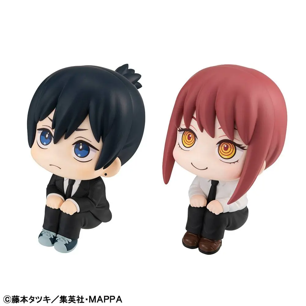 Chainsaw Man Look Up PVC Statues Aki Hayakawa &amp; Makima Limited Ver. 11 cm product photo