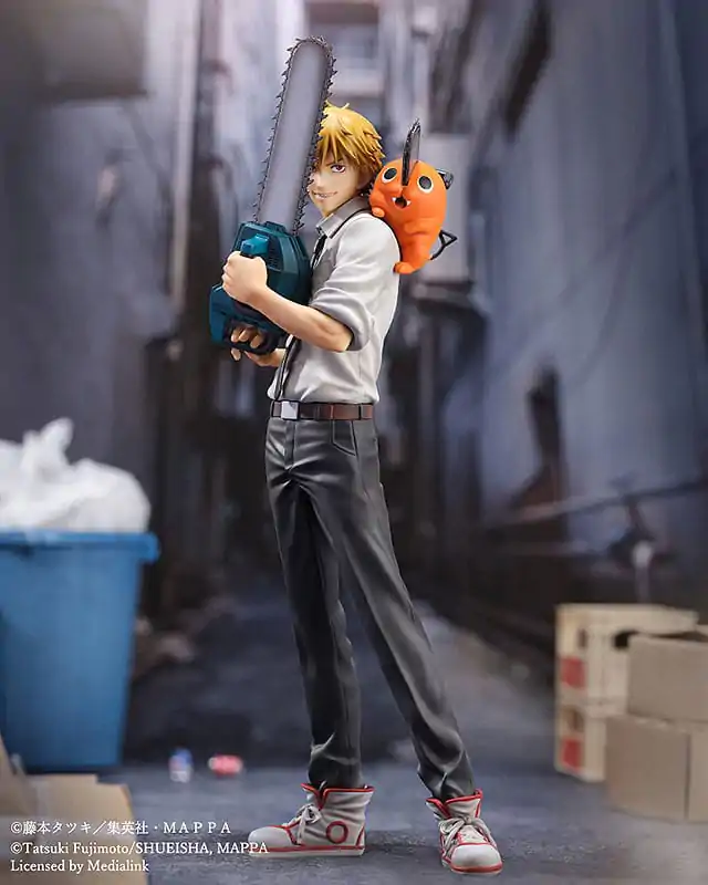 Chainsaw Man Luminasta PVC Statue 1/7 Denji & Pochita 24 cm termékfotó