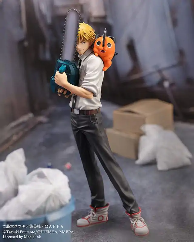 Chainsaw Man Luminasta PVC Statue 1/7 Denji & Pochita 24 cm termékfotó