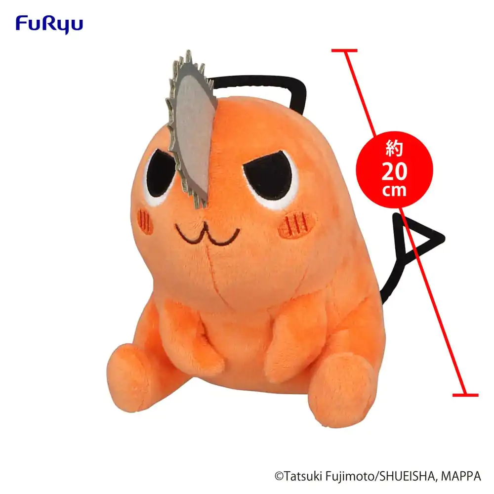 Chainsaw Man Plush Figure Pochita Sitting Naughty 20 cm product photo