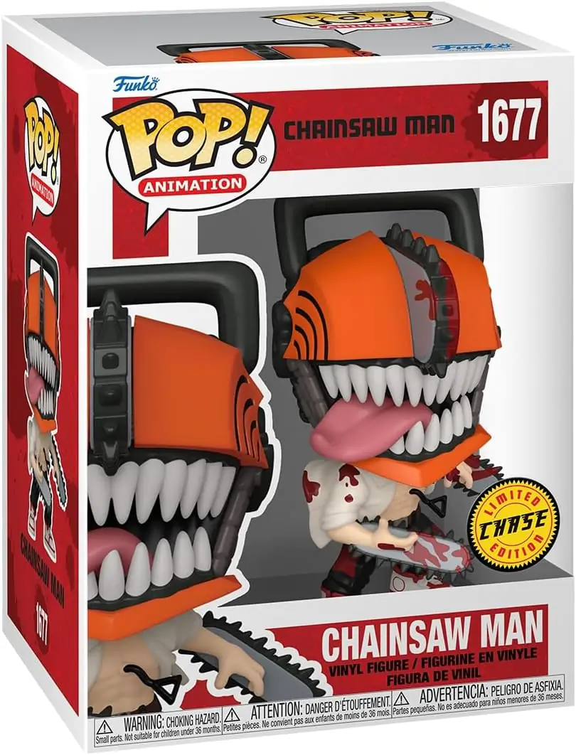 Chainsaw Man POP! Animation Vinyl Figure Chainsaw Man 9 cm Chase termékfotó