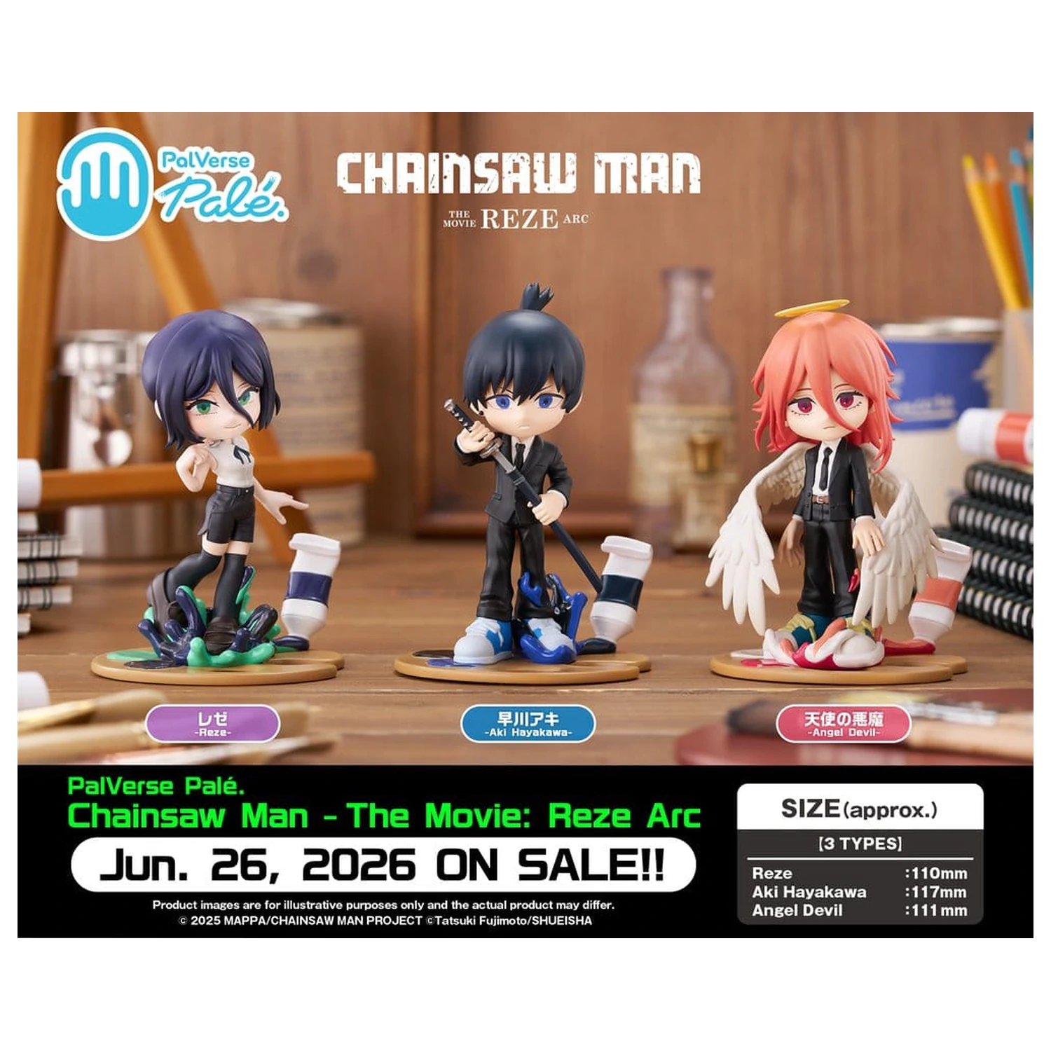Chainsaw Man The Movie: Reze Arc PalVerse PVC Statue Angel Devil 11 cm  product photo