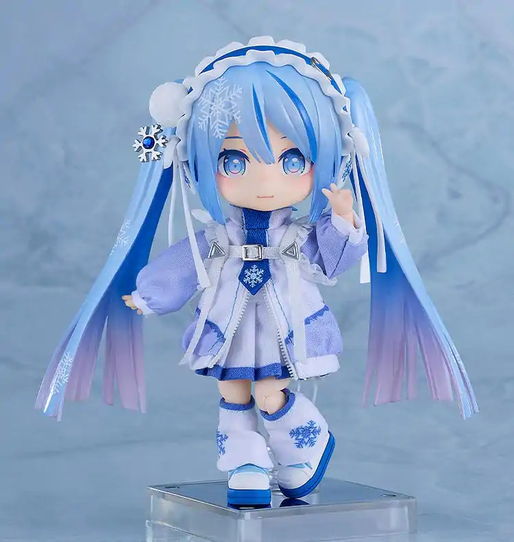 Character Vocal Series 01: Hatsune Miku Nendoroid Doll Action Figure Snow Miku: Yukiiro Pop Ver. 14 cm product photo