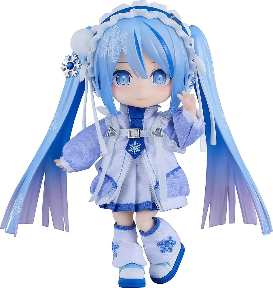 Character Vocal Series 01: Hatsune Miku Nendoroid Doll Action Figure Snow Miku: Yukiiro Pop Ver. 14 cm product photo