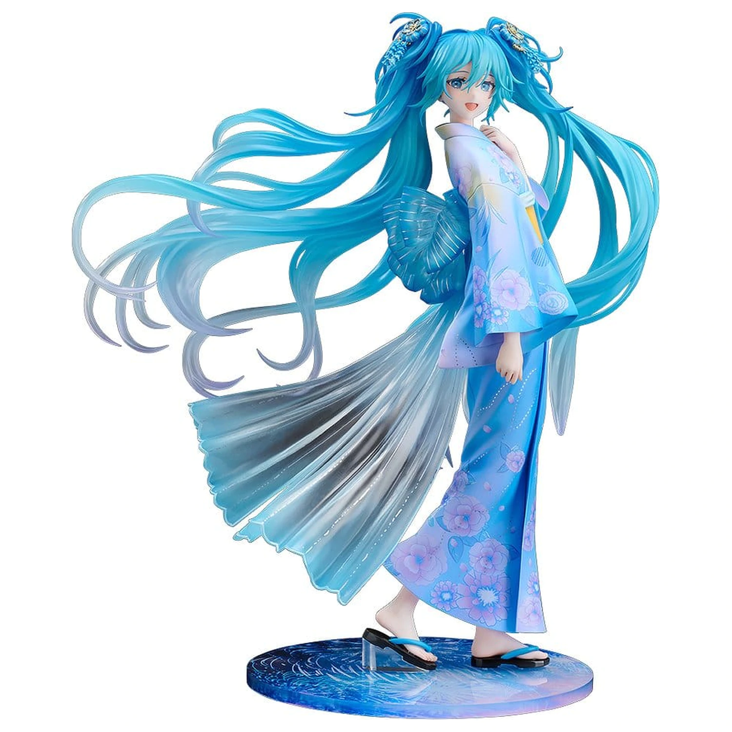 Character Vocal Series 01: Hatsune Miku PVC Figure 1/7 Music & Fire Works Ver. 23 cm product photo
