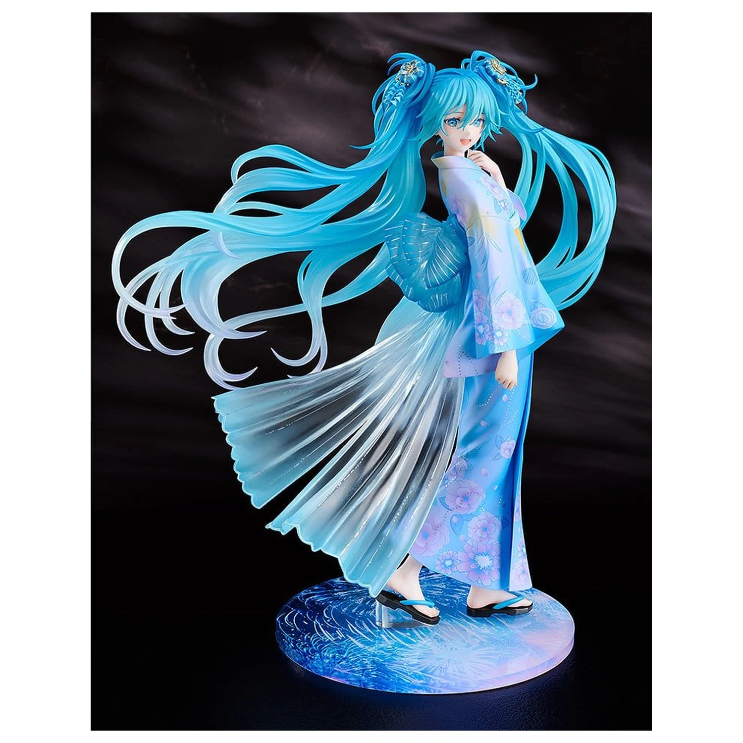 Character Vocal Series 01: Hatsune Miku PVC Figure 1/7 Music & Fire Works Ver. 23 cm product photo