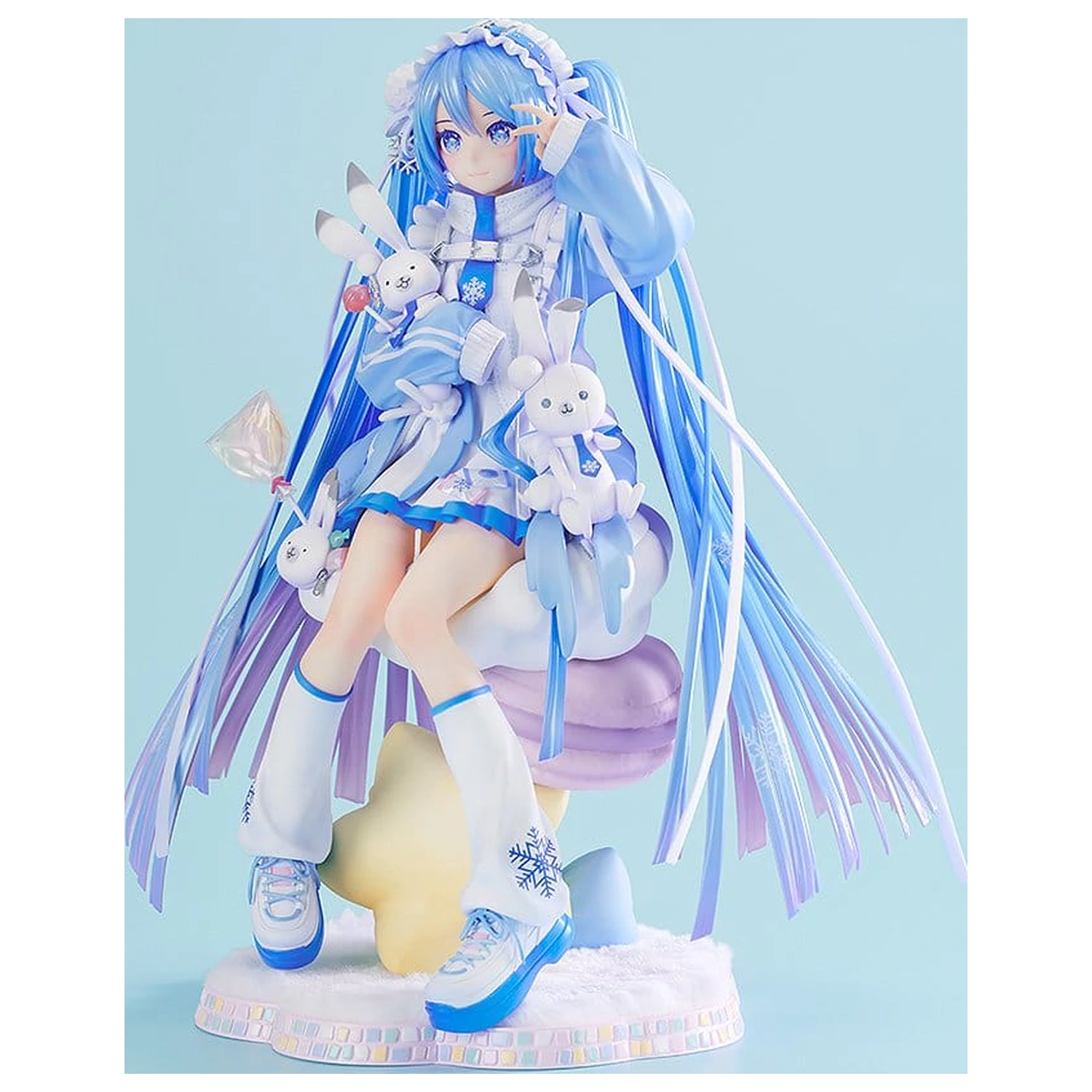 Character Vocal Series 01: Hatsune Miku PVC Statue 1/7 Snow Miku: Yukiiro Pop Ver. 24 cm product photo