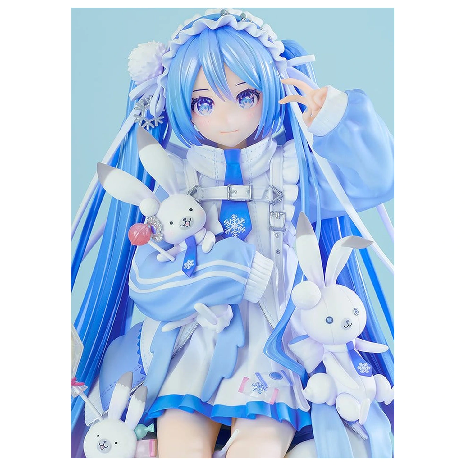 Character Vocal Series 01: Hatsune Miku PVC Statue 1/7 Snow Miku: Yukiiro Pop Ver. 24 cm product photo