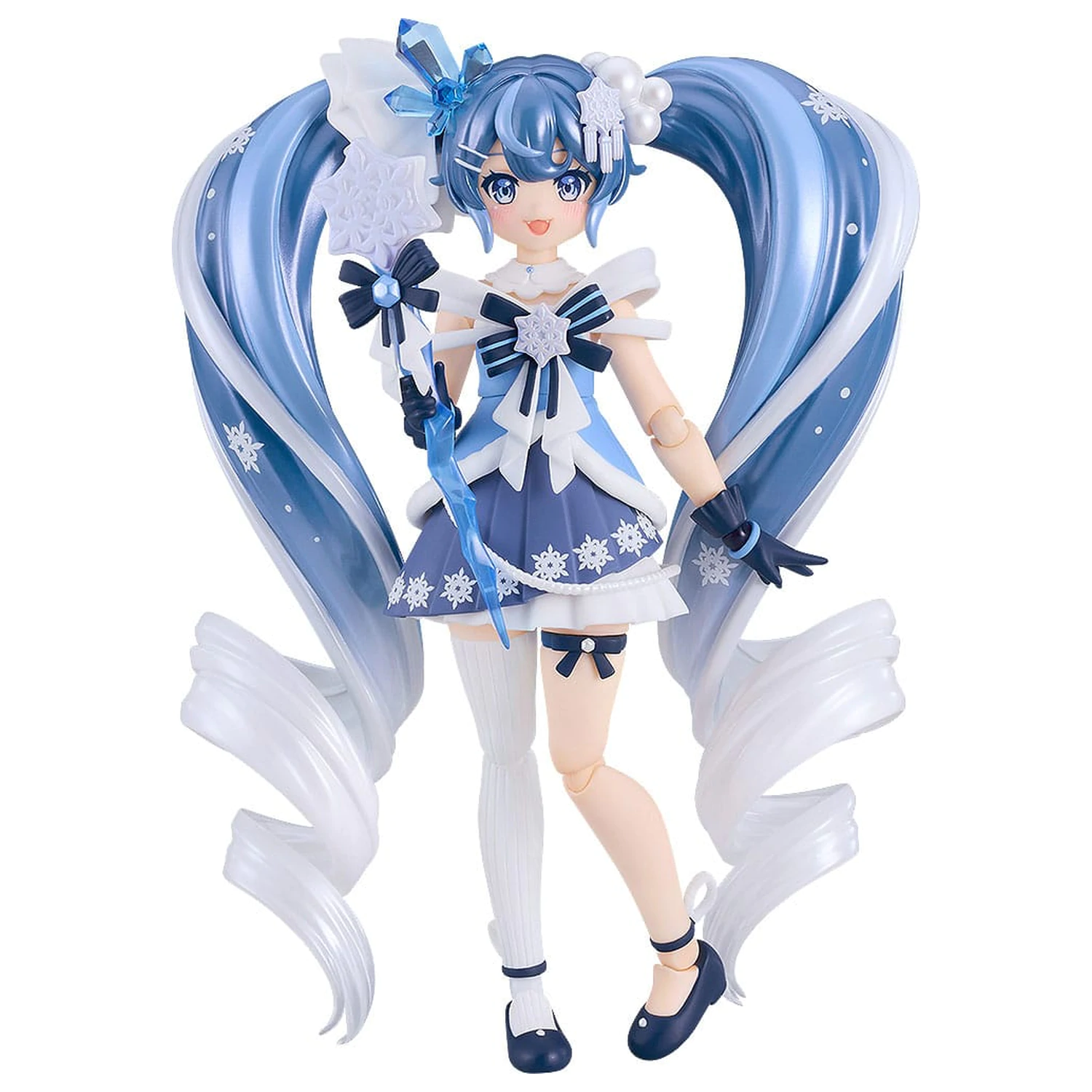 Character Vocal Series 01: Hatsune Miku Figma Action Figure Snow Miku: Crystal Snow Ver. 13 cm  product photo