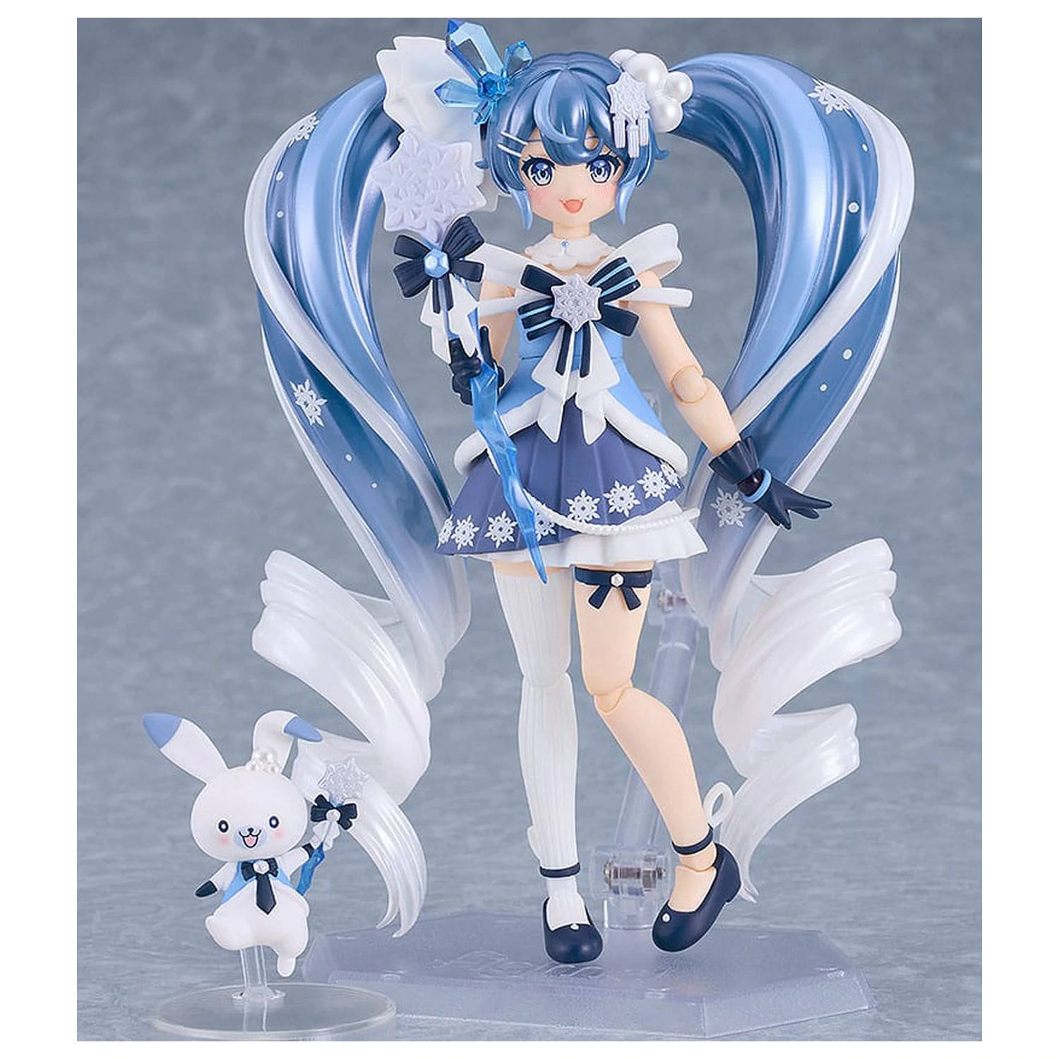 Character Vocal Series 01: Hatsune Miku Figma Action Figure Snow Miku: Crystal Snow Ver. 13 cm  product photo