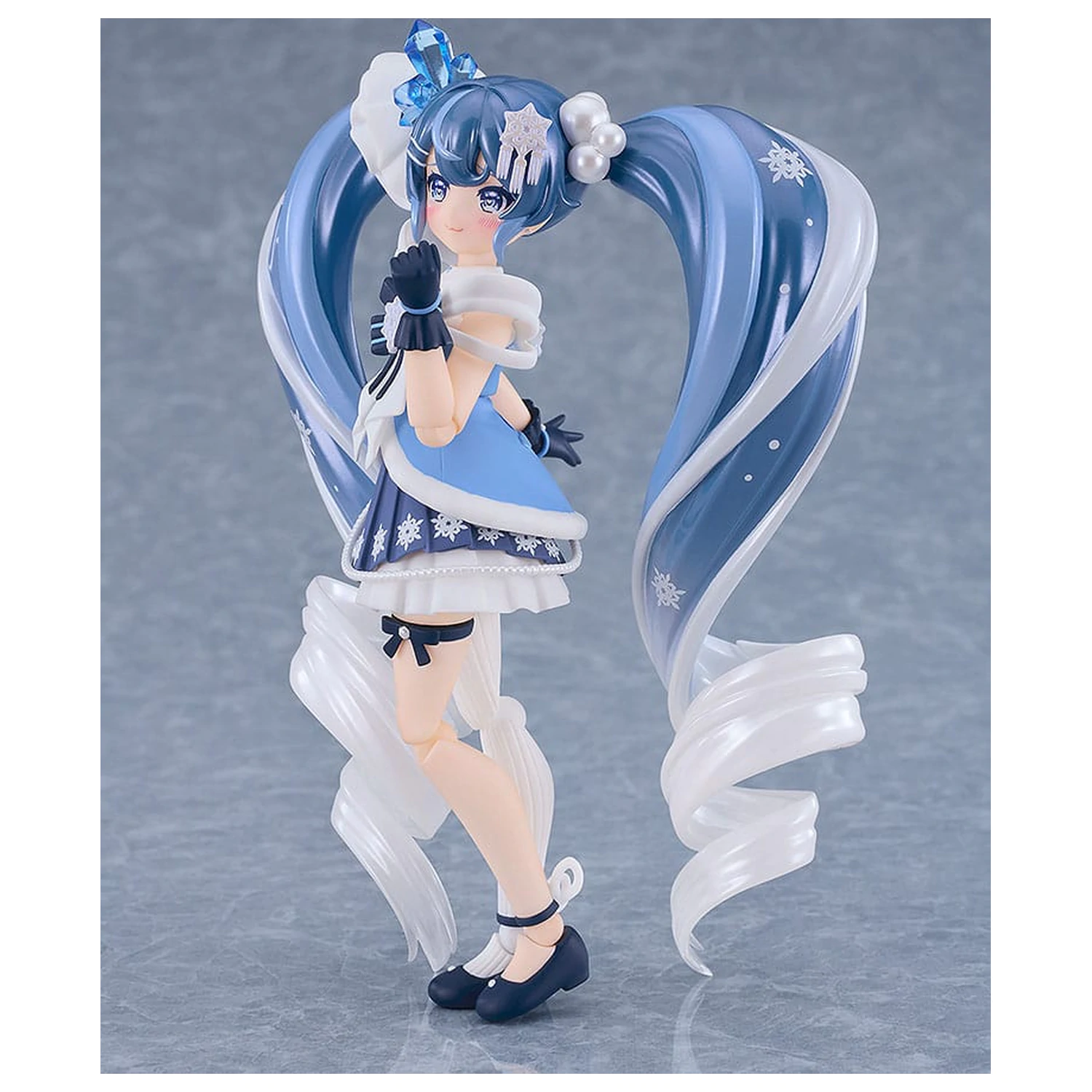 Character Vocal Series 01: Hatsune Miku Figma Action Figure Snow Miku: Crystal Snow Ver. 13 cm  product photo