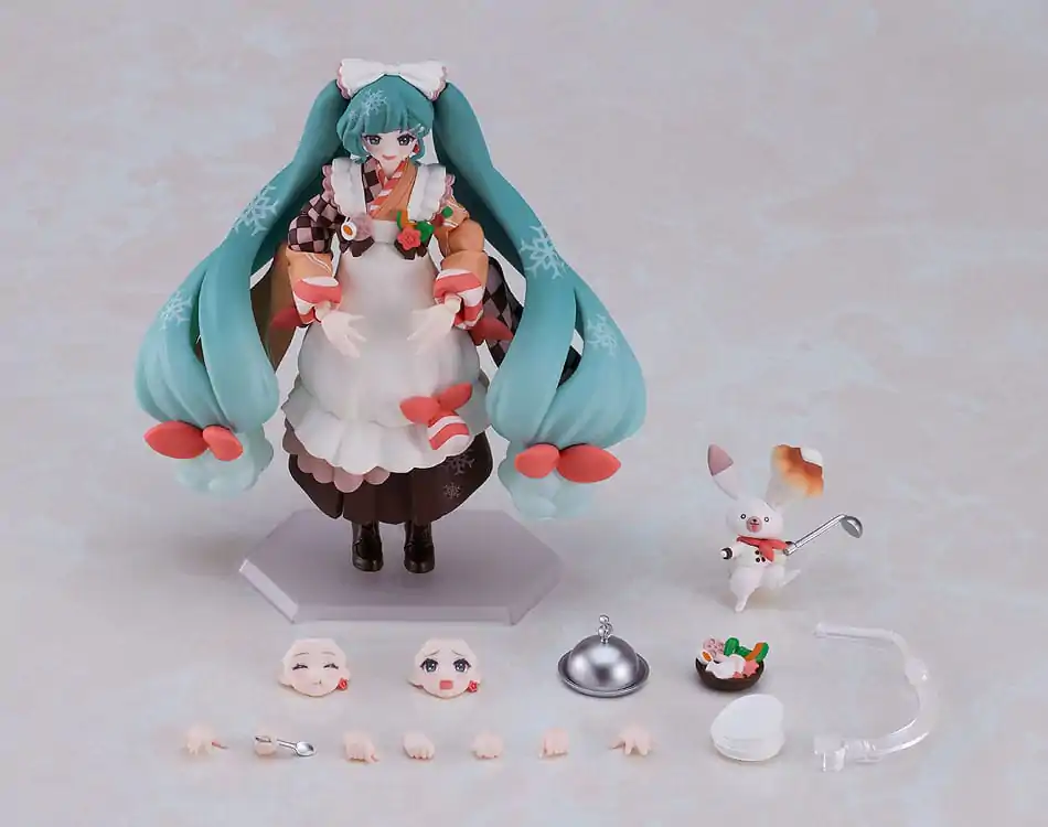 Character Vocal Series 01: Hatsune Miku Figma Action Figure Snow Miku: Winter Delicacy Ver. 14 cm termékfotó