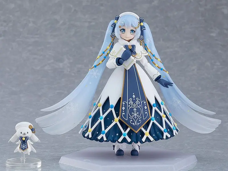 Character Vocal Series 01: Hatsune Miku Figma Action Figure Snow Miku: Glowing Snow Ver. 14 cm product photo